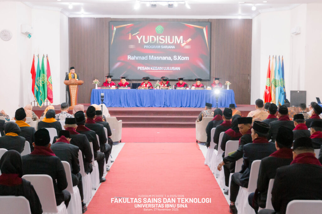 Yudisium FST UIS Semester Gasal TA 2025/2026 Tandai Capaian Akademik Mahasiswa